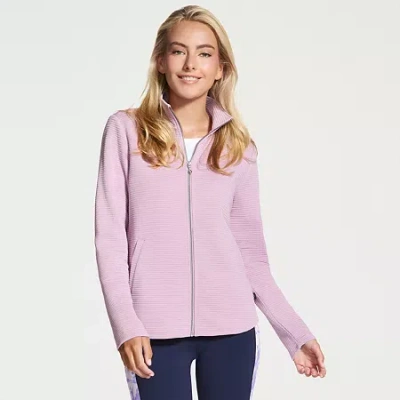 Skechers Womens Gowalk Midweight Ottoman Jacket In Purple