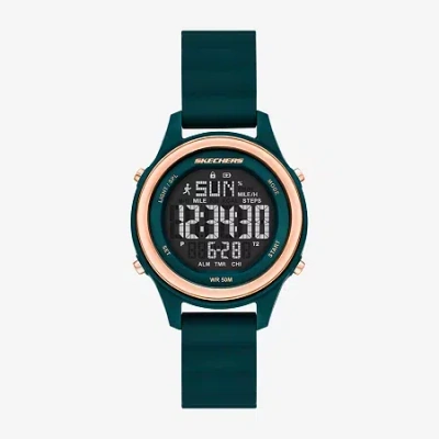 Skechers Womens Green Strap Watch Sr6349