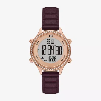 Skechers Womens Red Strap Watch Sr6342 In Multi