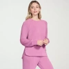 Skechers Womens Skechluxe Elevate Crew Neck Sweatshirt In Pink