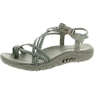 Skechers Womens Toe Loop Manmade Sport Sandals In Multi