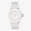 Skechers Womens White Strap Watch Sr6023 In Gray