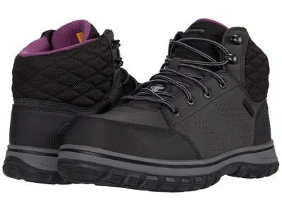Skechers Work Mccoll Comp Toe Women's Shoes Black: 10 B - Medium