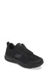 Skechers Womens Black Uno Stand On Air Faux-leather Trainers In Black