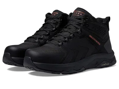 Skechers Work Speed-flex Trekker Mid Comp Toe In Black