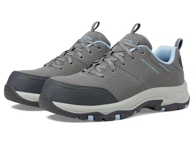 Skechers Work Trego - Astallet Comp Toe In Gray