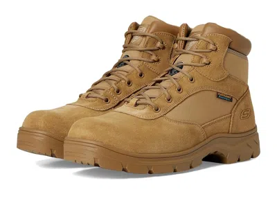 Skechers Work Wascana - Baylan Comp Toe Boots In Brown