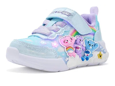 Skechers Kids' X Care Bear-lil Snugs 302392n (toddler) Girl's Shoes Blue/multi: 10 Toddler M In Animal Print