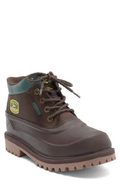 Skechers X John Deere Slip-ins Waterproof Swamper Boot In Brown