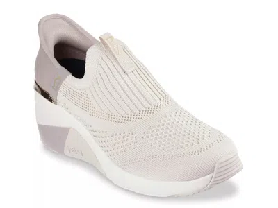 Skechers X Mark Nason Hands Free Slipins: A Wedge Slipon Sneaker In White