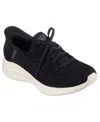 Skechers X Martha Stewart Women's Slip-ins Ultra Flex 3.0 Neptune Slip-on Casual Sneakers From Finish Line In Black