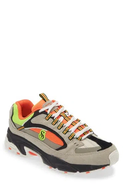 Skechers X Snoop Dogg Stamina Sneaker In Gray/orange