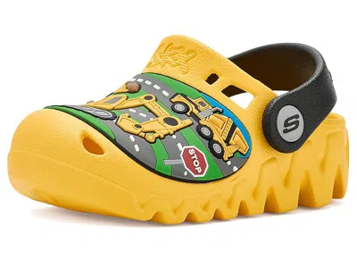 Skechers Kids' Zaggle 406839n (toddler) Boy's Shoes Yellow/multi : 5 Toddler M, Synthetic
