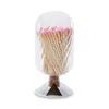 Skeem Design Helix Match Cloche, Pink-tipped Matches In Clear / Pink