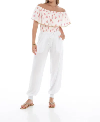 Skemo Cape Cod Dominica Top In Coral In Pink