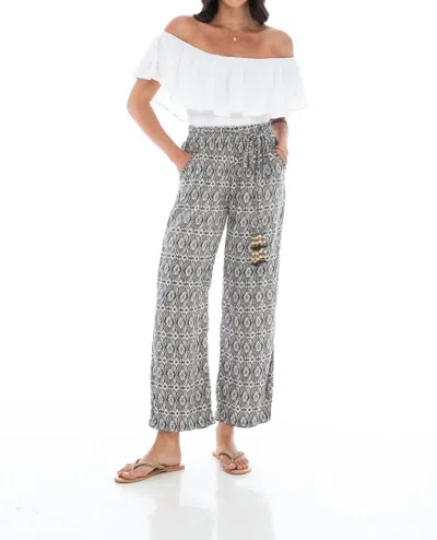 Skemo Ikat Pants In Grey In Gray