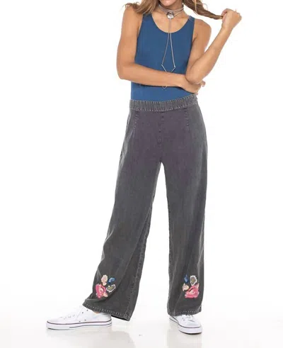 Skemo Jean Basic Long Pants In Charcoal In Multi