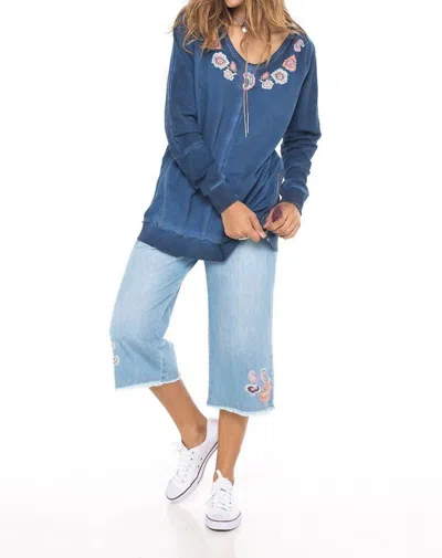 Skemo Jean Short Pants In Ocean In Blue