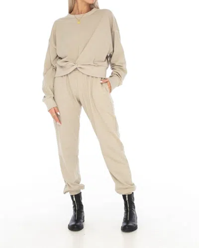 Skemo Loungewear Jogger Pants In Camel In Brown