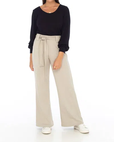 Skemo Loungewear Wide Leg Pants In Camel In Brown