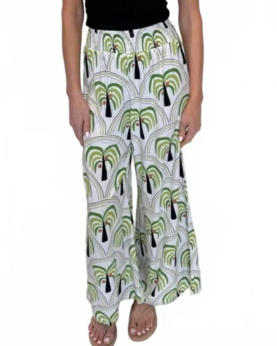 Skemo Nassau Elastic Waist Pant In Black Multi