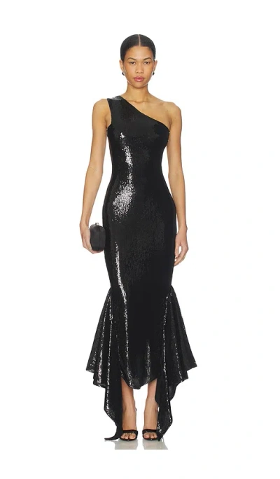 Sketch-y Her Dress In Black