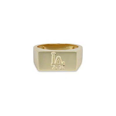 Skf La Dodgers Square Signet Ring