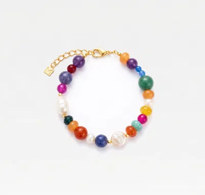 Skf The Amelie Bead Bracelet In Gold