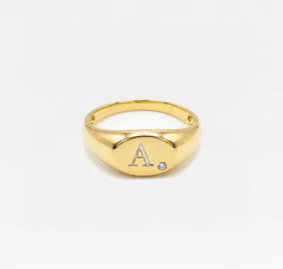 Skf The Block Oval Stone Signet