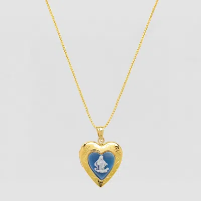 Skf The Blue Mary Photo Locket