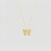 Skf The Butterfly Initial Pendant Necklace