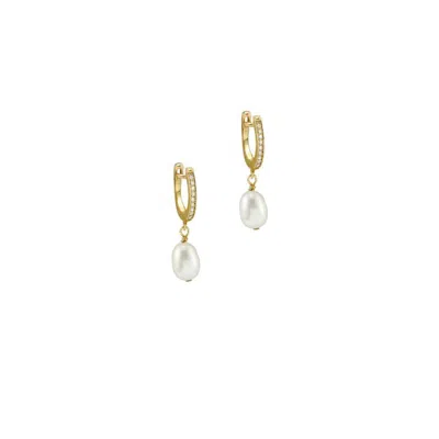 Skf The Capri Pearl Drop Earrings