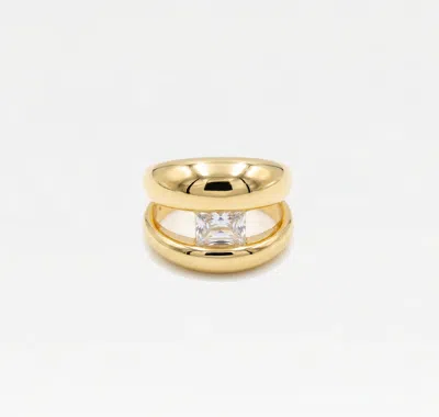 Skf The Cleo Stone Ring In Gold