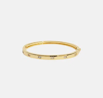 Skf The Danielle & Alix Baguette Bangle In Gold