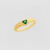 Skf The Emerald Juna Heart Ring