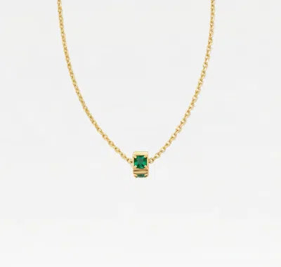 Skf The Emerald Wheel Pendant In Neutral