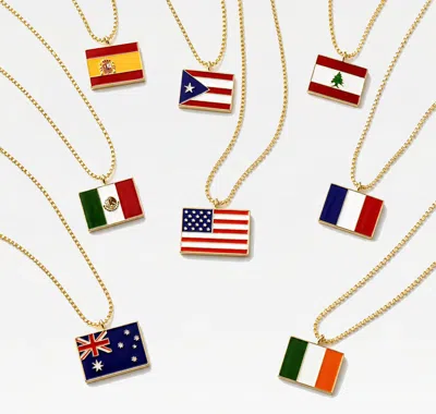 Skf The Flag Pendant Necklace