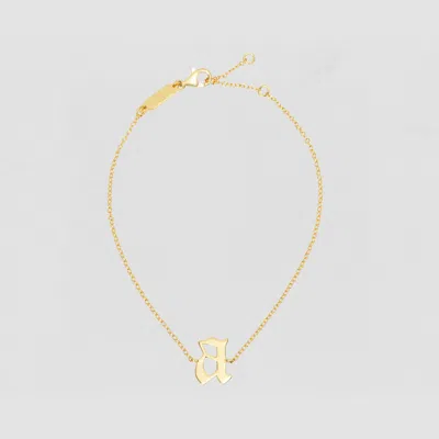 Skf The Gothic Letter Bracelet