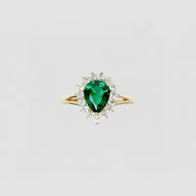 Skf The Green Gemstone Heirloom Ring