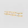 Skf The Iced Out Block Letter Cuff Earring
