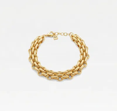 Skf The Lennon Link Bracelet In Gold