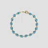 Skf The Light Blue Evil Eye Bracelet