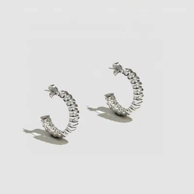 Skf The Margaux Mini Silver Hoops