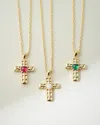 Skf The Mini Cross Stone Necklace