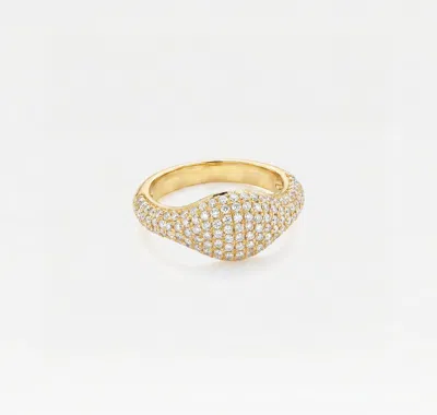 Skf The Mini Dome Iced Pinky Ring