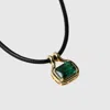 Skf The Naia Emerald Pendant Necklace