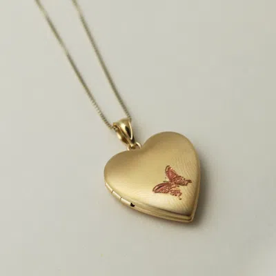 Skf The Pink Butterfly Photo Locket