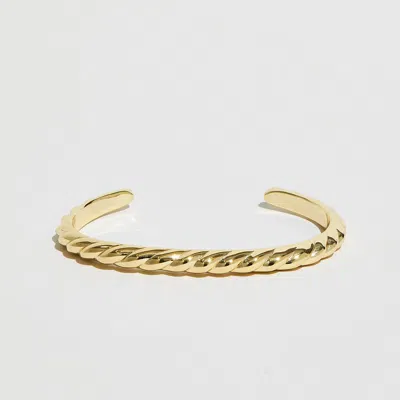 Skf The Ribbed Thin Cuff Bracelet