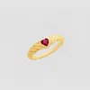 Skf The Ruby Juna Heart Ring