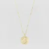 Skf The Saint Michael Single Medal Necklace